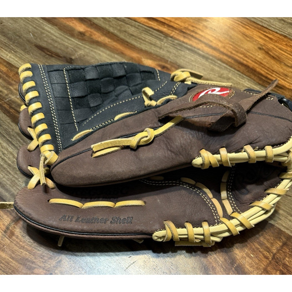 Rawlings LHT 12.5in Zero Shock Leather Baseball Glove RBG36BC NWOT - Picture 5 of 9